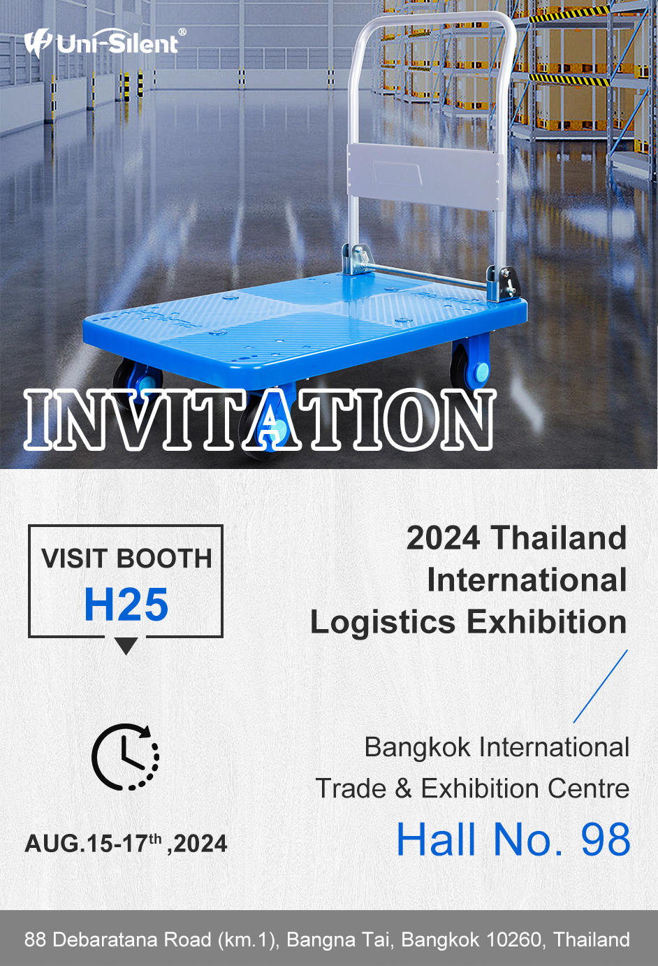 Shanghai Lianhe nahm an der 17. Thailand International Logistics Exhibition 2024 teil